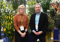 Annemarie Lub and Frank Schipper of De Jong Lelies gave extra attention to their pollen-free and double-flowered Asians. The small-flowered Orange Cocots, which are also pollen-free, also received a lot of attention at the fair.